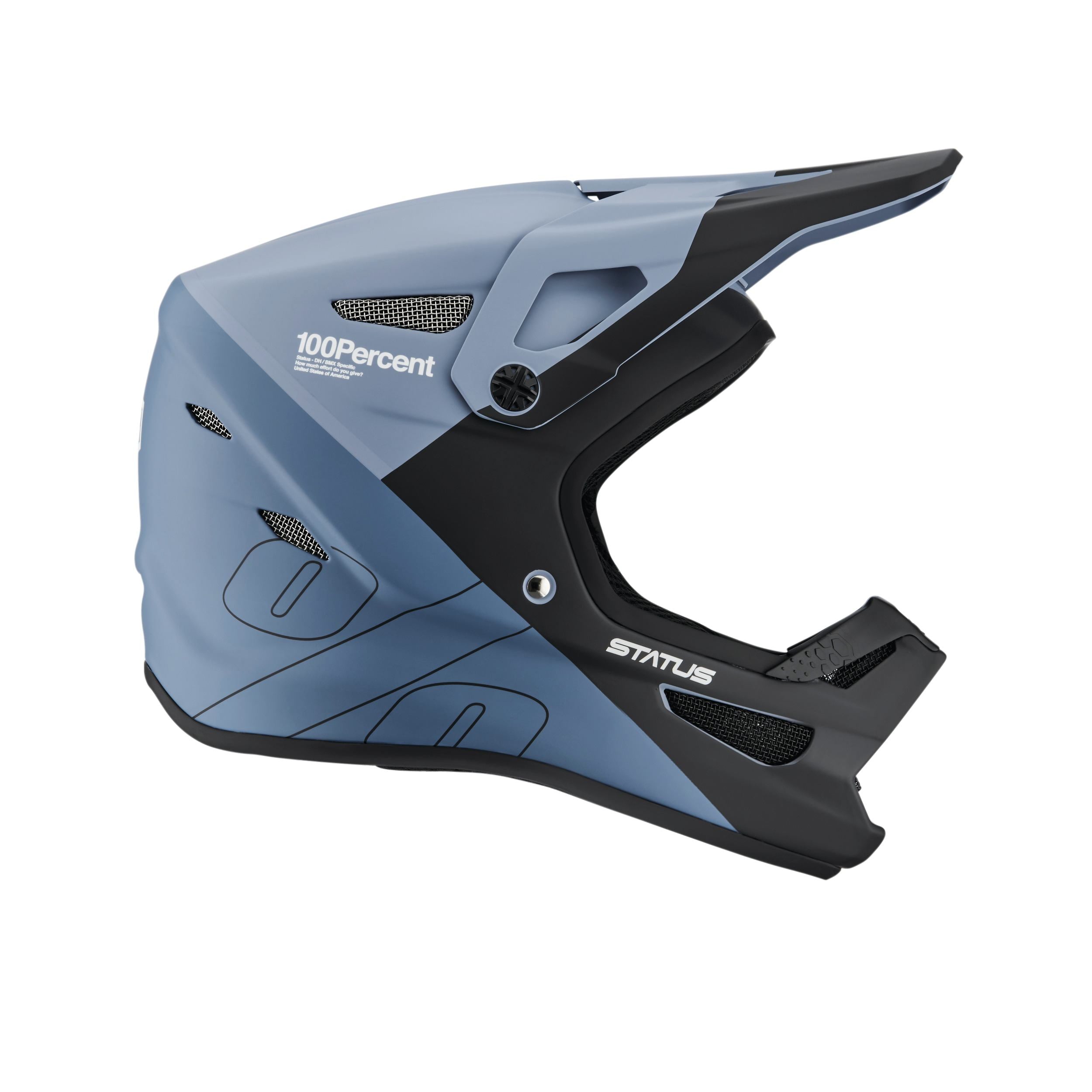100% Status Youth Full Face Helmet · Gromstar