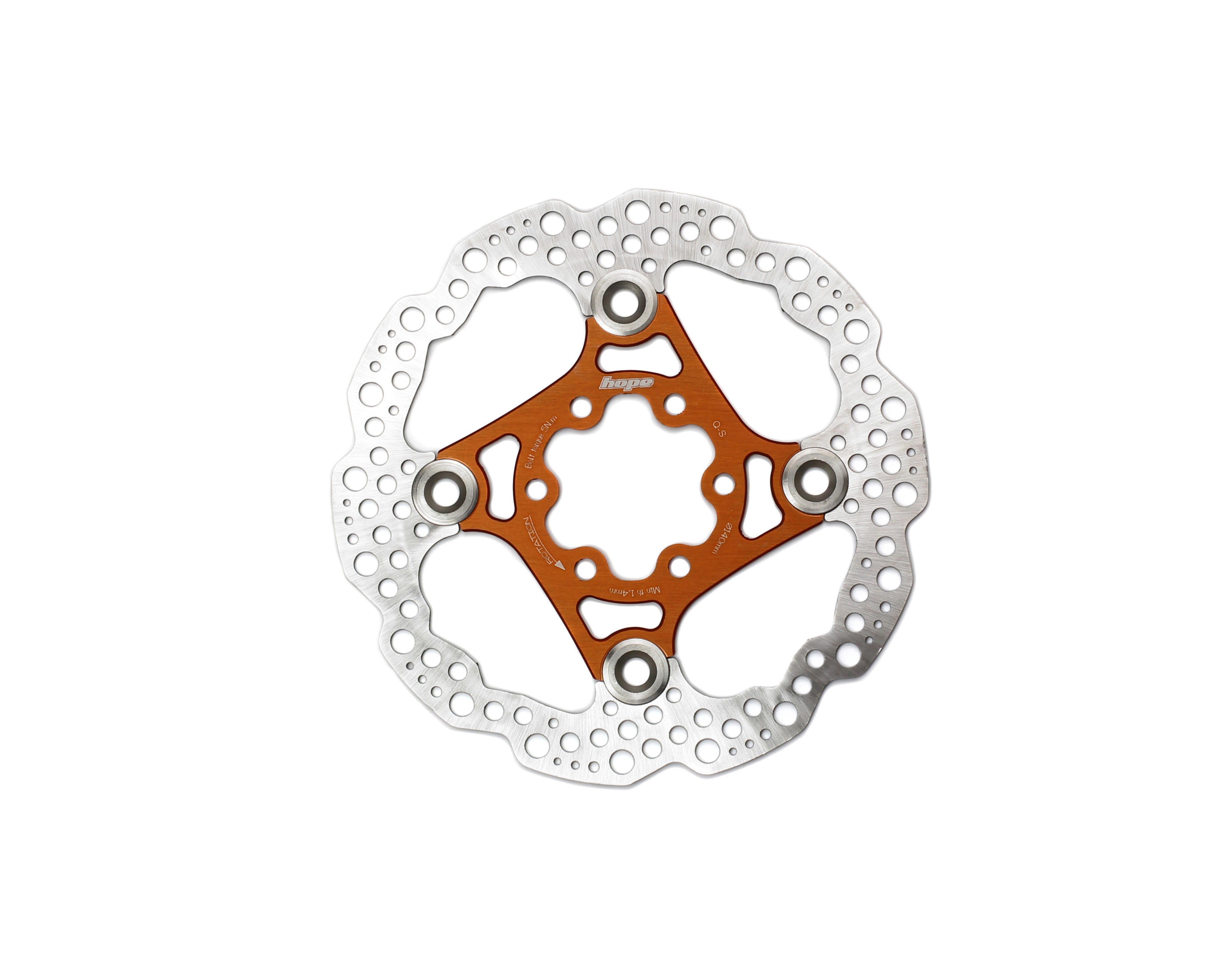 Hope 6-Bolt Floating Disc Brake Rotor - 140mm