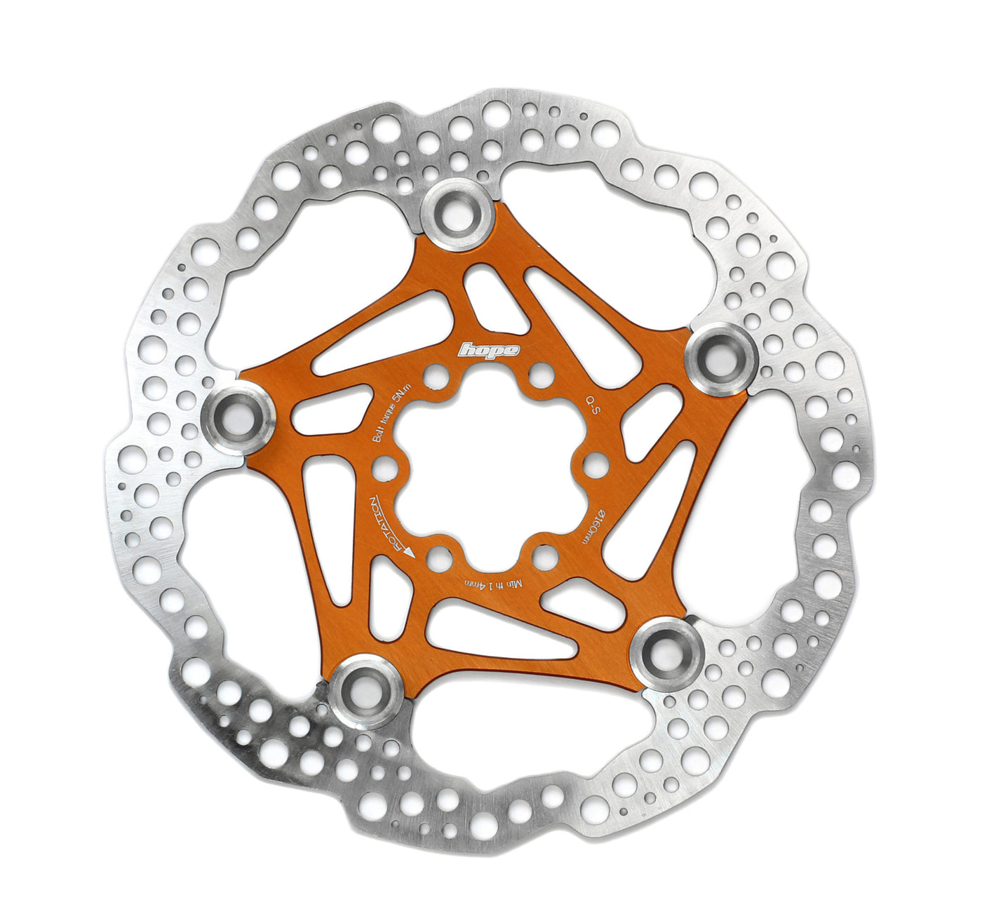 Hope 6-Bolt Floating Disc Brake Rotor - 160mm