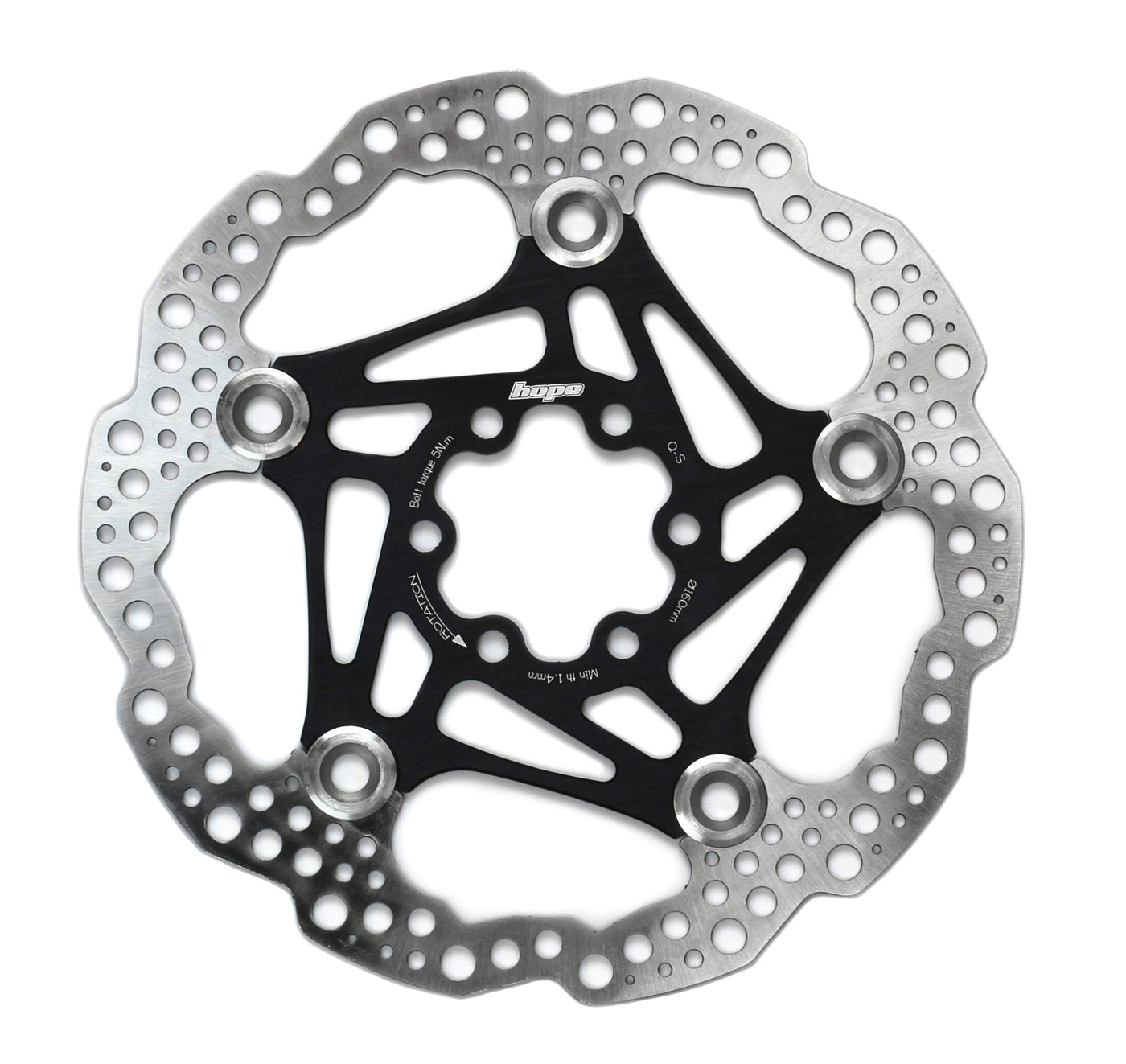 Hope 6-Bolt Floating Disc Brake Rotor - 160mm