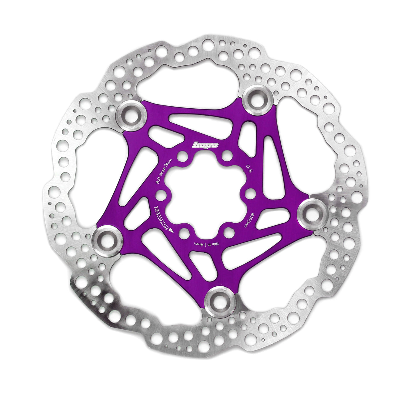 Hope 6-Bolt Floating Disc Brake Rotor - 160mm