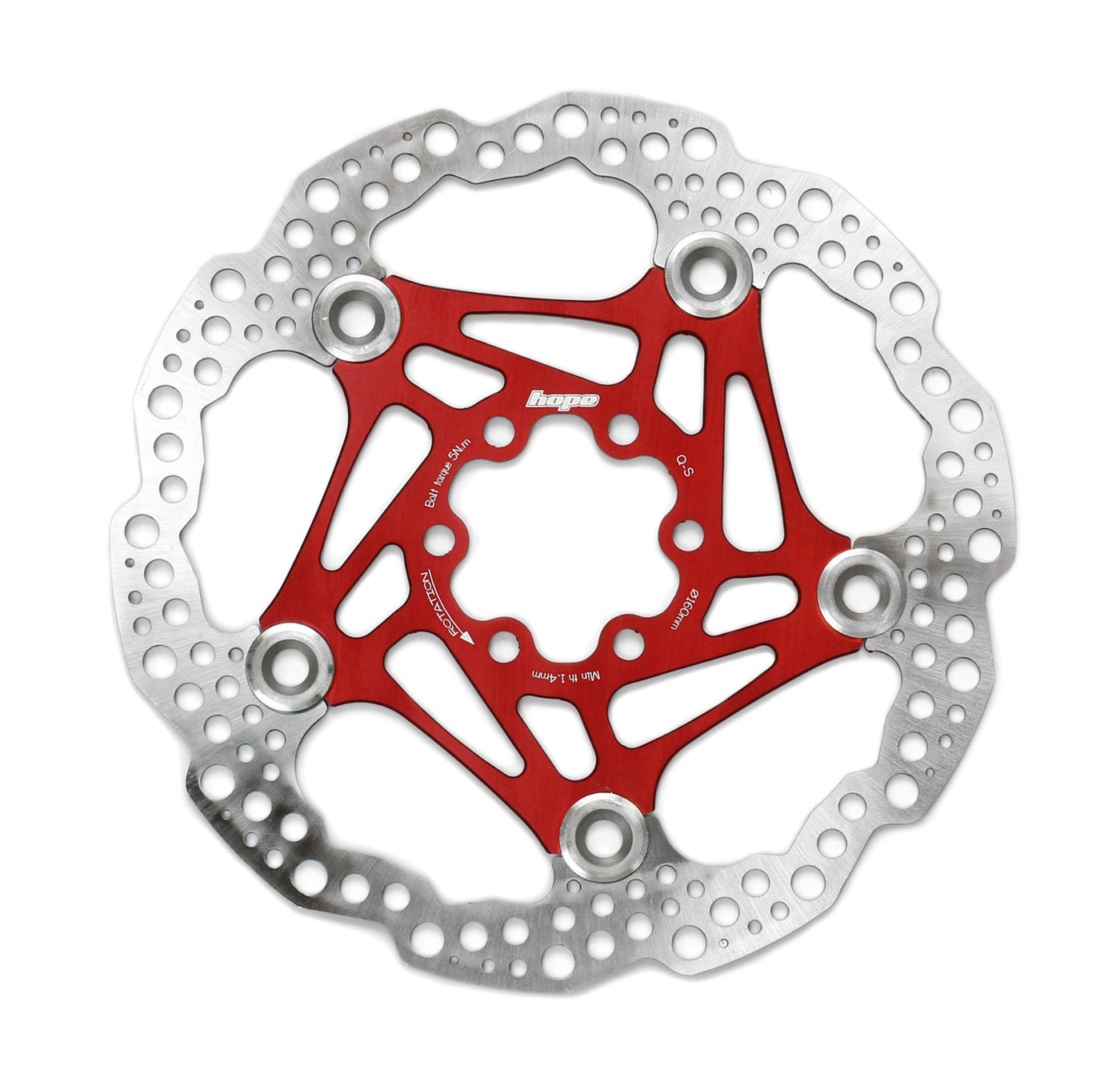 Hope 6-Bolt Floating Disc Brake Rotor - 160mm