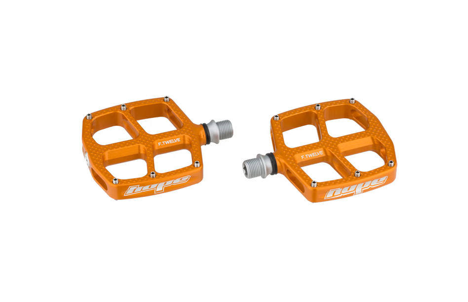 Hope F12 Youth Pedals Pair - Orange