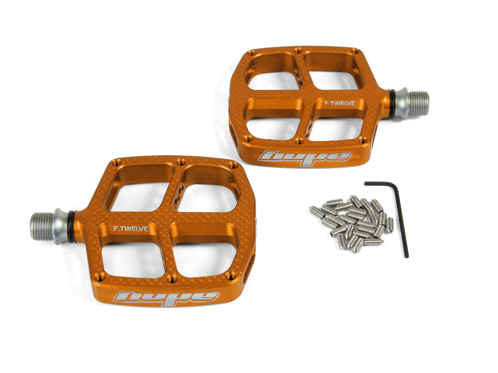 Hope F12 Youth Pedals Pair - Orange